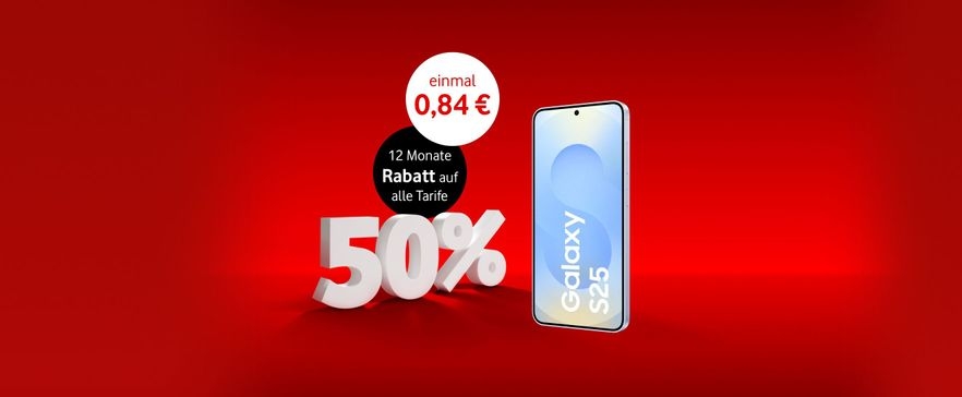 Samsung Galaxy S25 50 % Promo